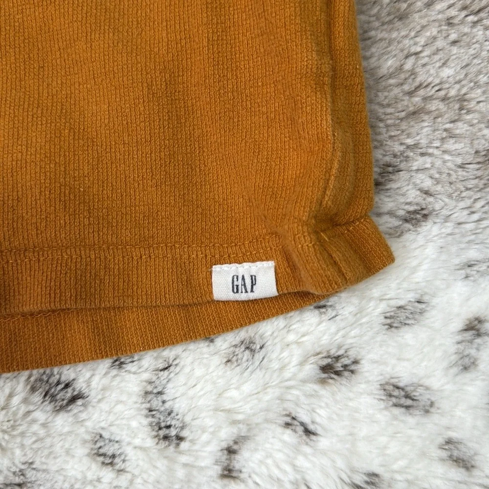 Baby GAP mustard Henley sweater boys 18-24 months Classiccore minimalist neutral